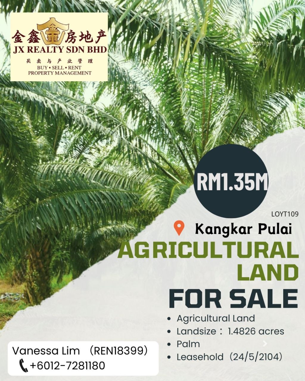 Agricultural Land / Kangkar Pulai