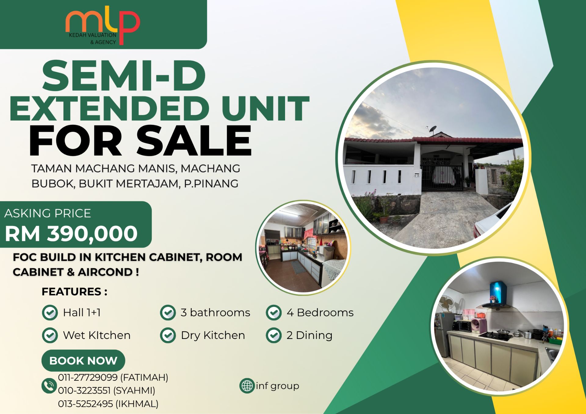 SEMI D (ENDLOT) FOR SALE